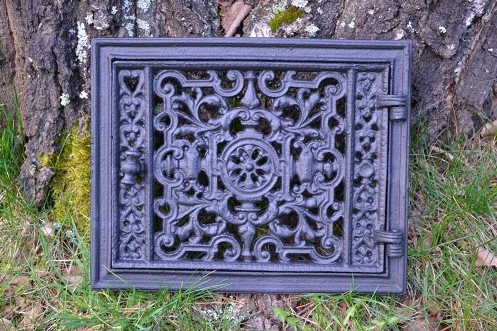 SEZAM - 32 x 25,5 cm - Porte en fonte pour four à pain, Image du produit 