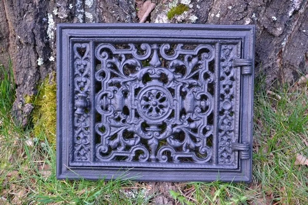 Fornitura Porta Forno Ghisa SEZAM 32x25,5 cm - Doppia Anta Alta Resistenza