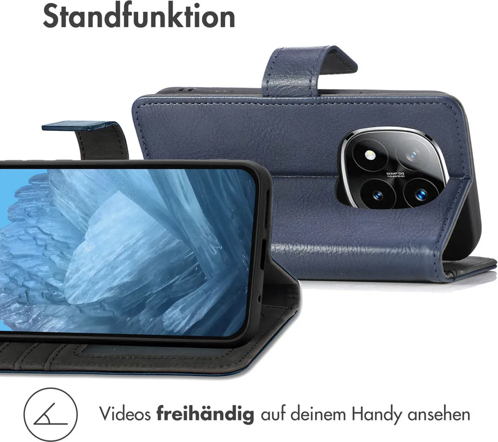 OFFERTA imoshion Custodia a Libro Xiaomi Redmi Note 14 Pro 4G Blu - 4