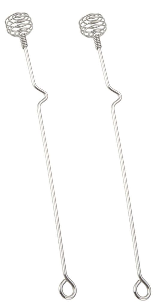 Honiglöffel aus Edelstahl, Honigrührer, Mehrzweck-Rührlöffel für Tee, Cocktails, Honigrührstab für Sirup, Marmelade und Getränke