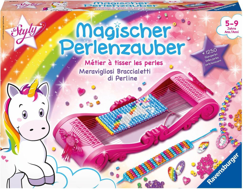 Ravensburger 185139 Mag. Perlenzauber Einhorn