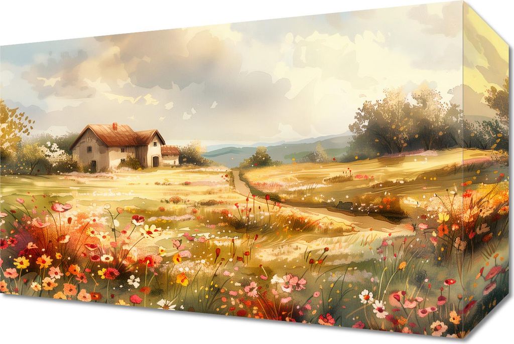 Bild 30x20cm Idylle Haus