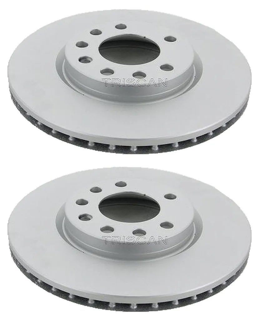 Paire de disques de frein avant ventilés Ø 278 mm pour OPEL CORSA série D