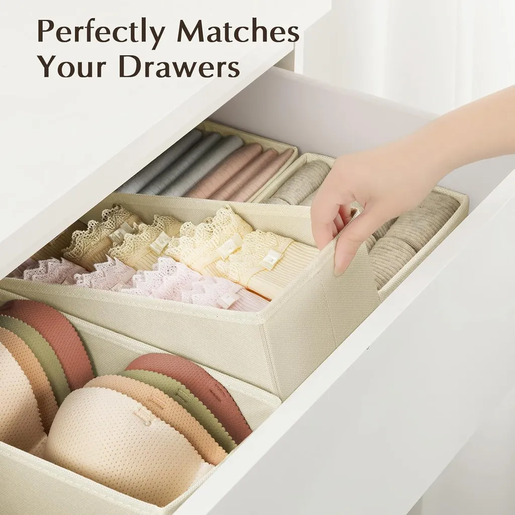 DIMJ Drawer Organizer Set 8pcs - Sistema di Archiviazione Modulare - 3