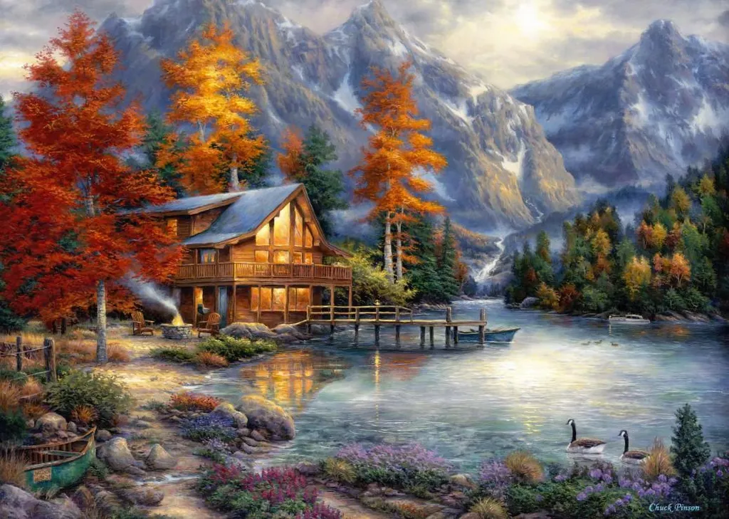 Puzzle paysage 500 pièces Grafika - Une pause créative et relaxante