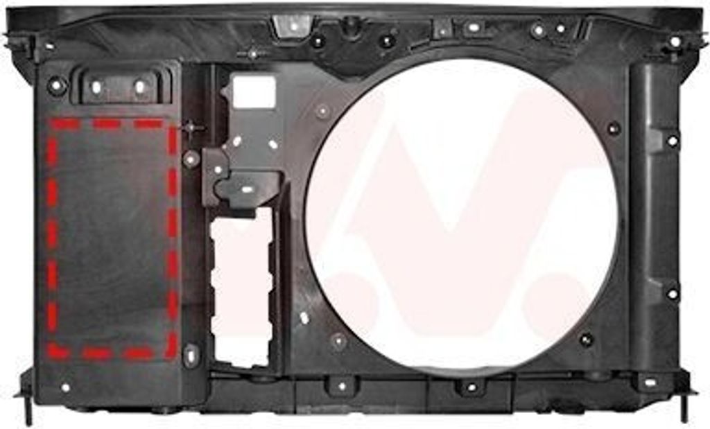 VAN WEZEL 4042668 Schlossträger Frontmaske passend für PEUGEOT 308 SW I (4E, 4H) Frontverkleidung