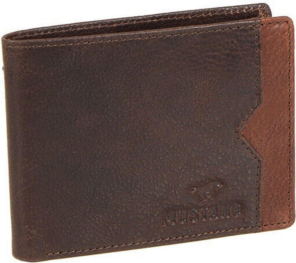 Mustang echt Leder Geldbörse Portemonnaie mit RFID Schutz Produktbild 