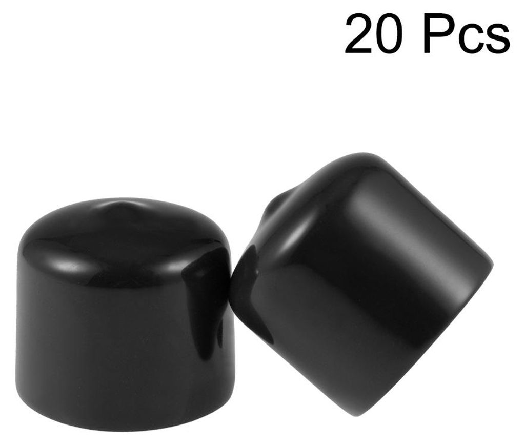 20 Stš¹ck Gummi Endkappen 26mm Gummikappen PVC Schutzkappen Abdeckung Fu?kappen fš¹r Stuhlbeine Tischbeine M?bel Schrauben Bolzen Gewinde Metal...