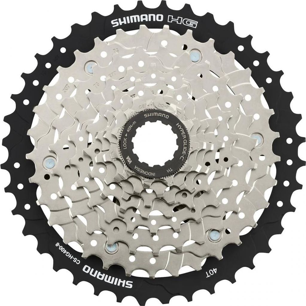 Shimano HG400 8-Gang Kassette Acera 8-speed 11-45T, Stahl