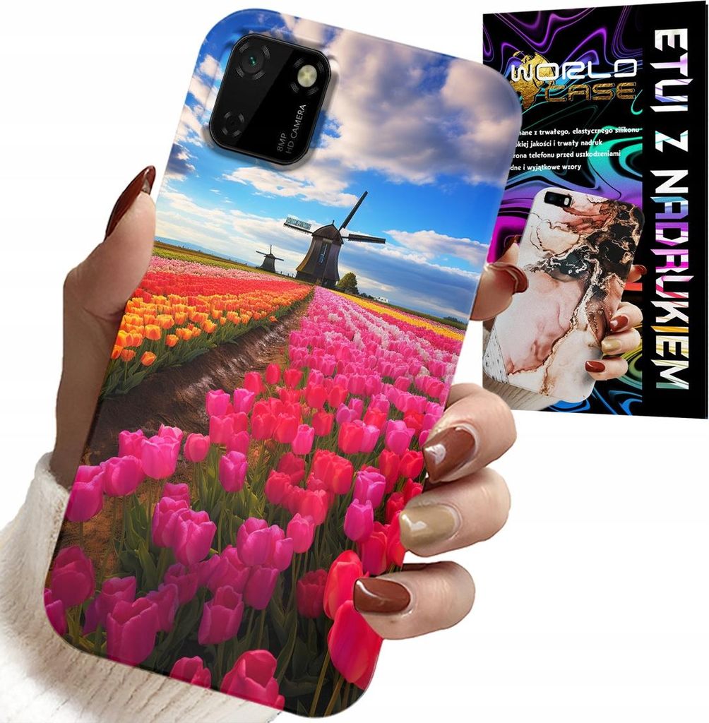 Hülle Für Huawei Y5P - Feld Der Bunten Tulpen, Tulpe, Hülle