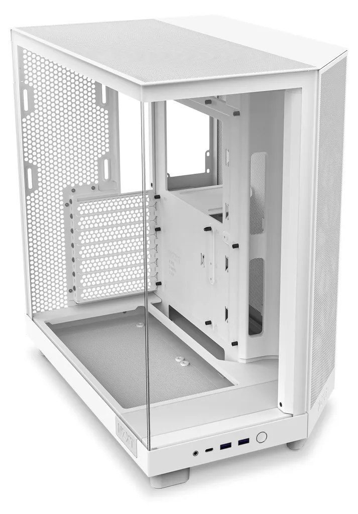 Boîtier PC de jeu NZXT H6 Flow Blanc idéal pour le watercooling - 5