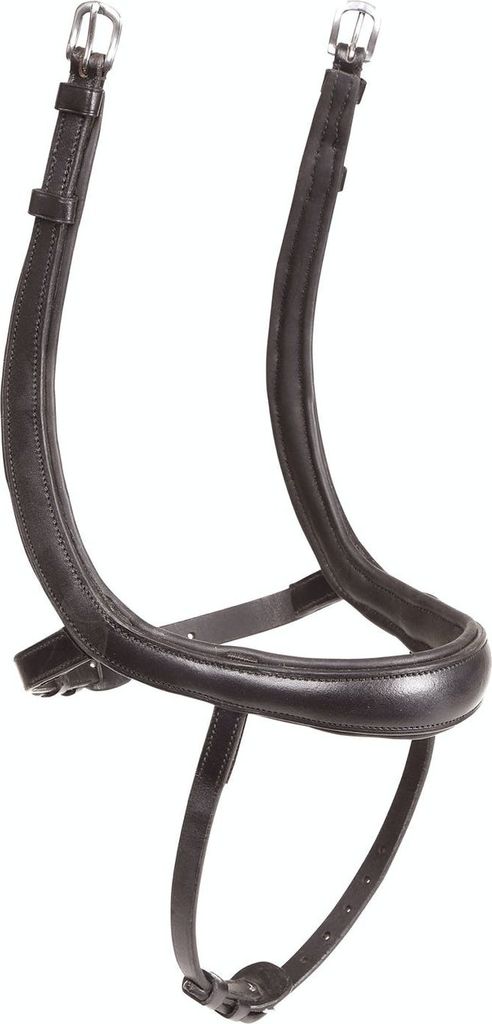 Velociti - Nasenriemen mit Sperrriemen, Geschwungenes Design, Leder ER1069 (Pony) (Braun)