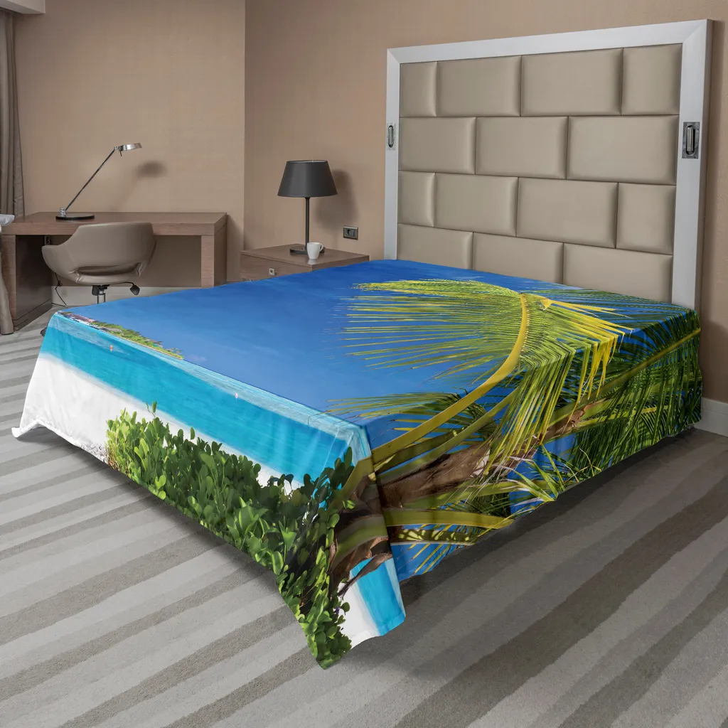 Drap de lit Océan pour ambiance détente et relaxation, taille 275x260