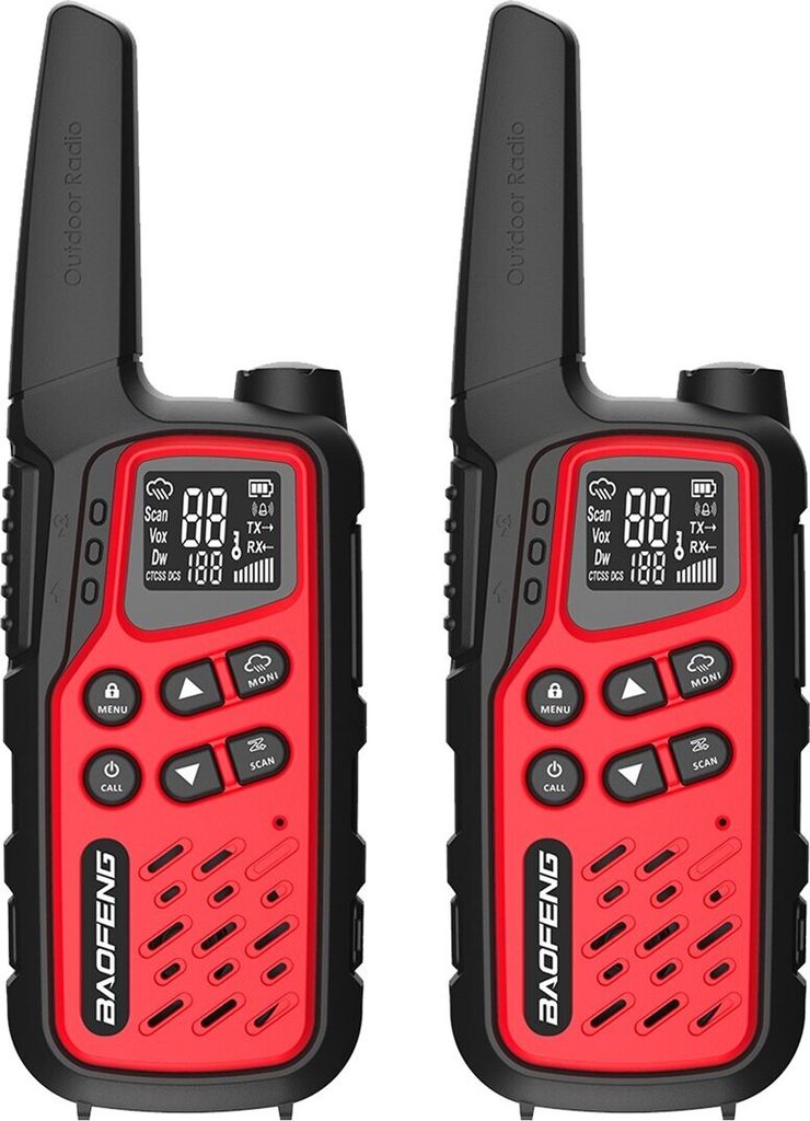 Walkie-Talkie Baofeng BF-T25E Rot Obrázek produktu 