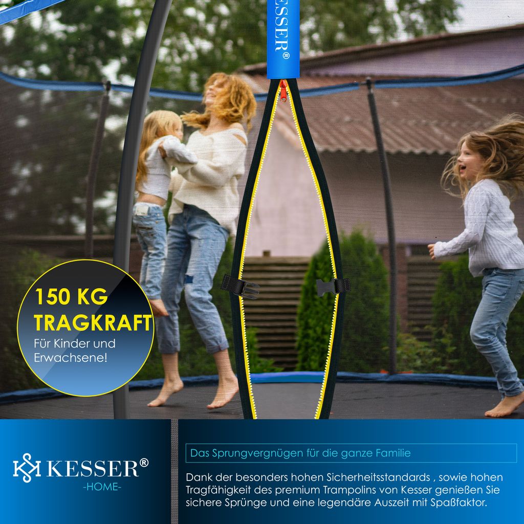 KESSER Gartentrampolin Mit Sicherheitsnetz, Leiter  Produktbild-Vorschau 7