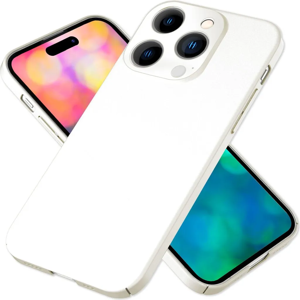 Custodia Rigida iPhone 14 Pro Max 0.5 mm Bianco Opaco | Office Ready