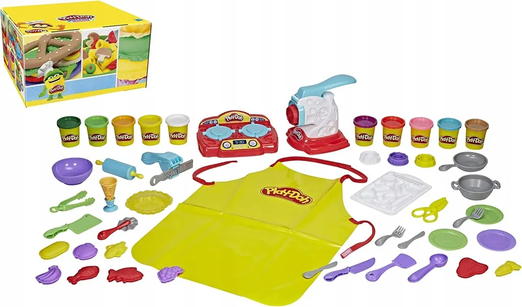 Play-Doh Kitchen Creations Super Chef Suite : Kit Complet 10 Pots Inclus - 3