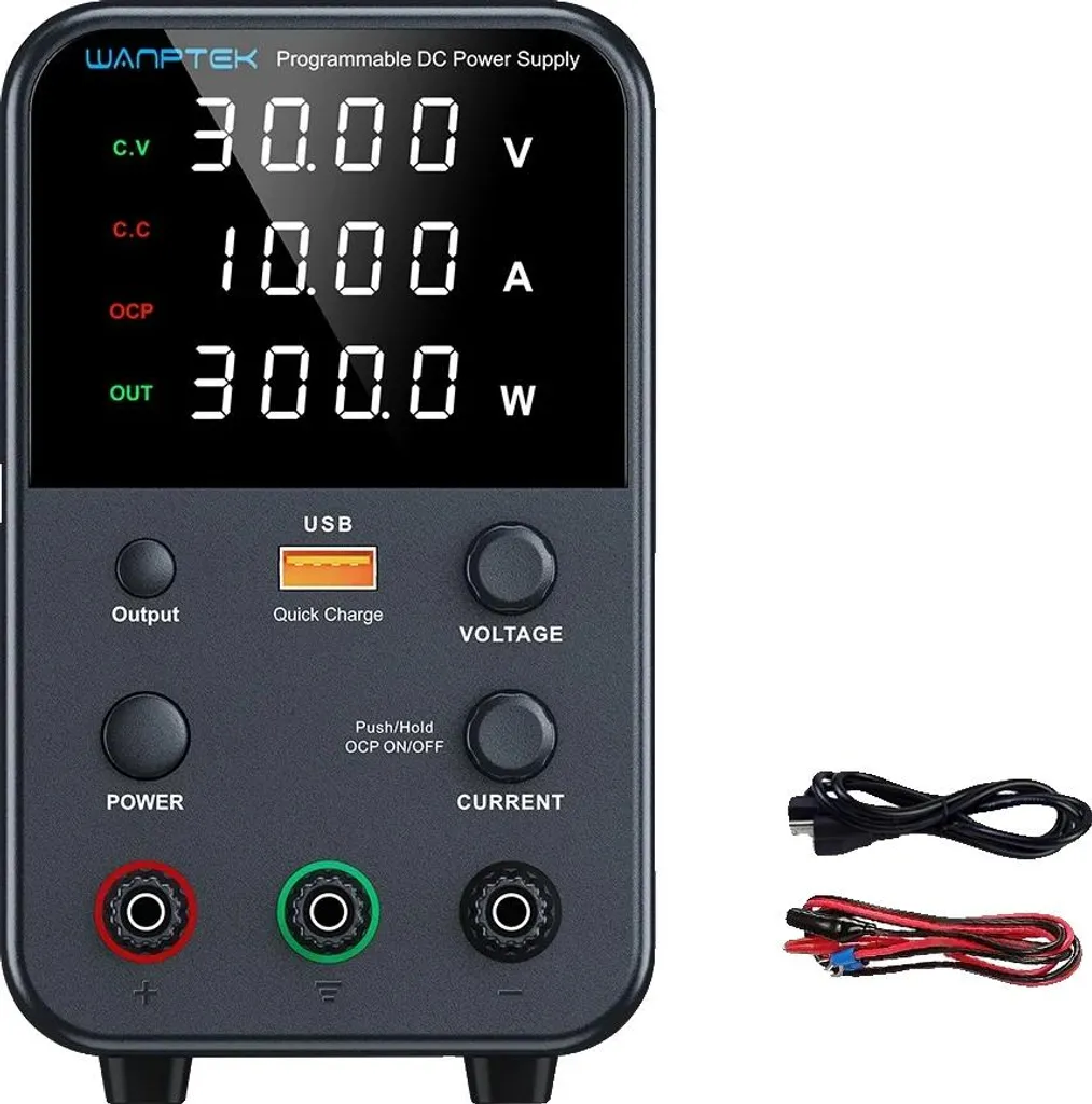 Alimentation DC haute puissance 300W avec réglage fin 10A