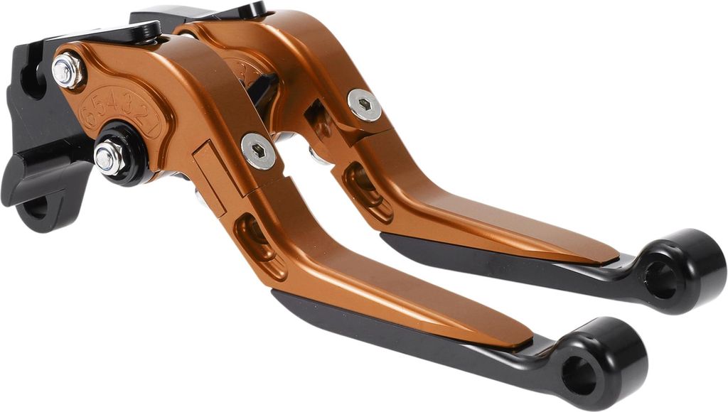 Kurz Lang Bremse Kupplung Hebel für Yamaha WR125X 09-15 Verstellbarer Motorrad Lenker Bremshebel Aluminium Legierung Orange Griff Schwarz Ende