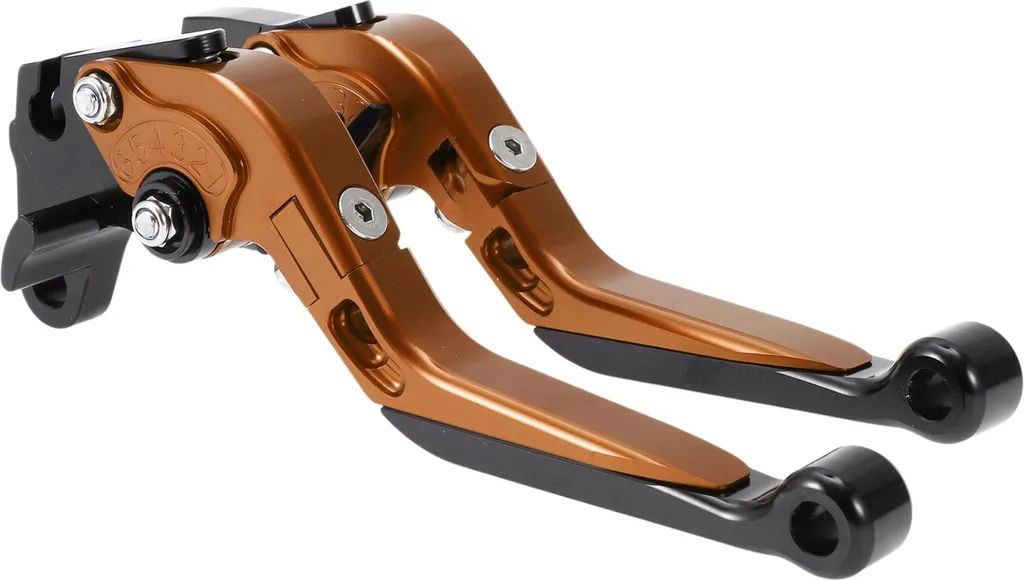 Améliorer le Freinage Yamaha WR125X avec Leviers Courts Aluminium Orange