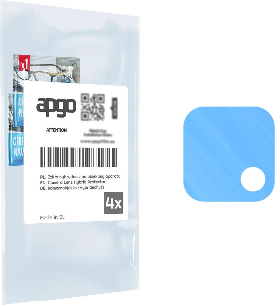 apgo 4 Stück Linsenschutz Kamera Schutzglas für Oppo A15s Kameraschutz, 9H Kameraobjektiv Camera Lens Protector