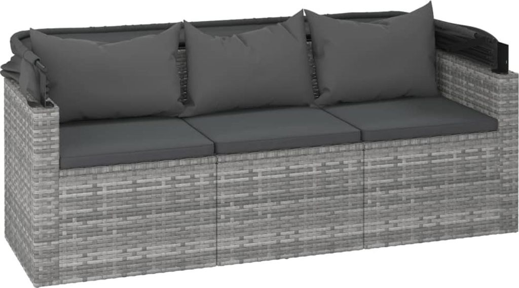VidaXL 362335, 3 siedz., Antracyt, 110 kg, 535 mm, 535 mm,