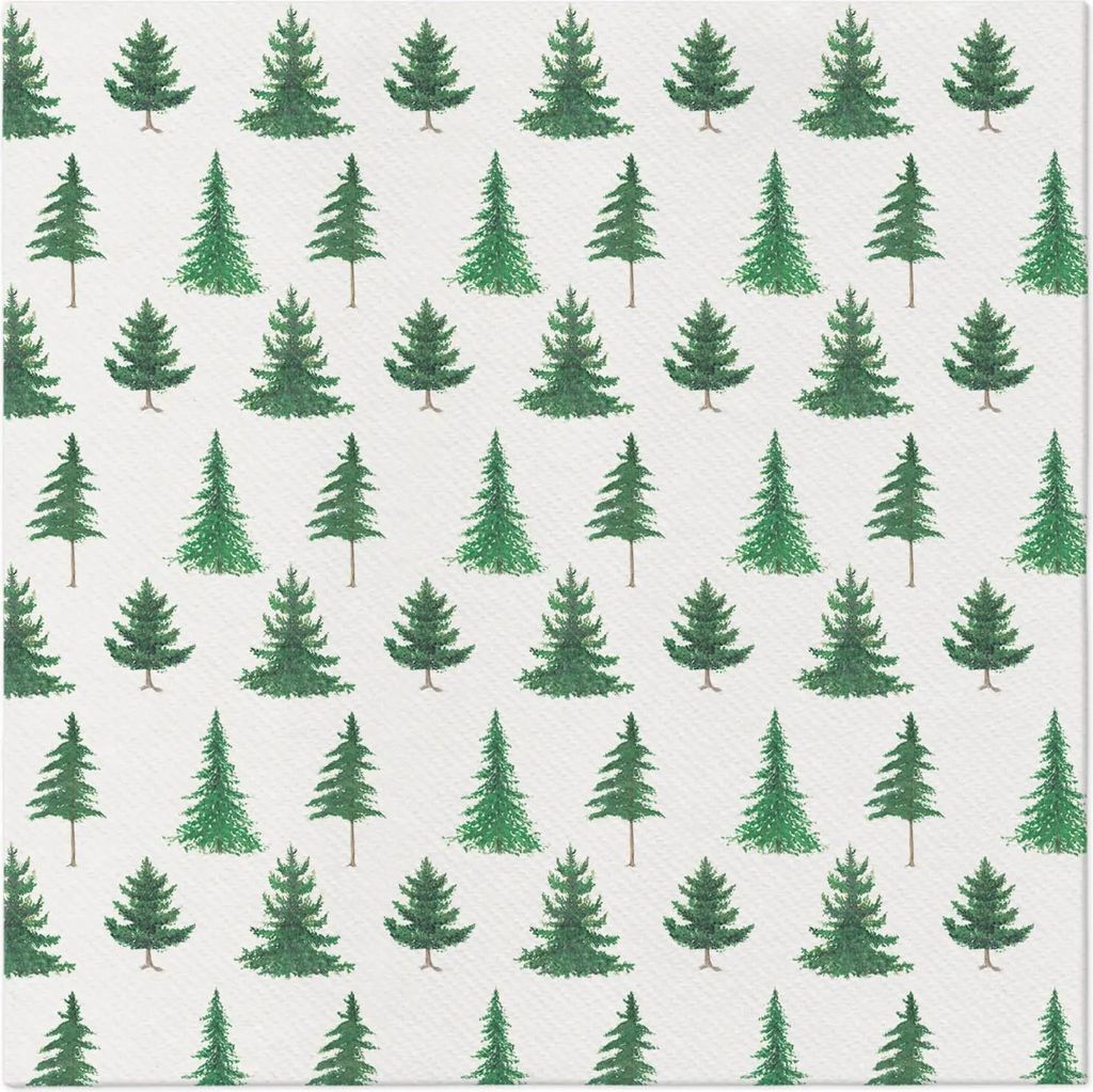 Serviettes Premium Airlaid, "Forêt de conifères", 1/4, 40 x Image du produit 