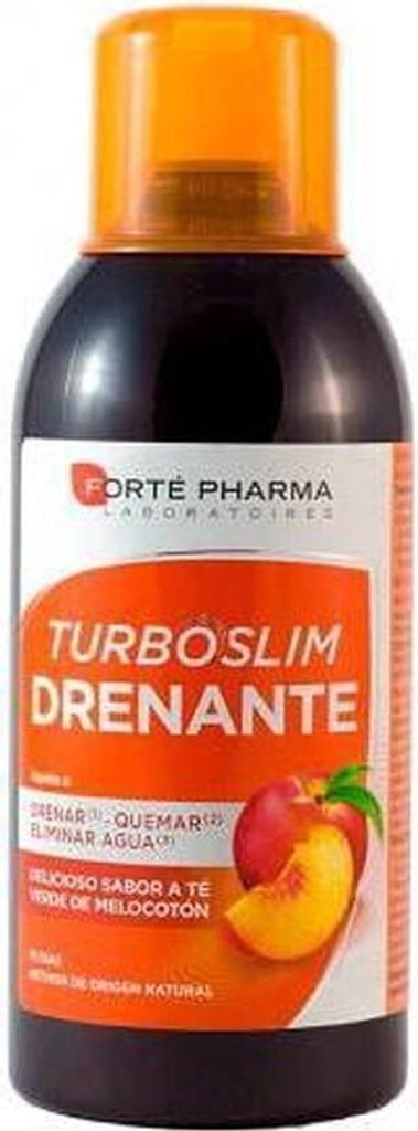 Forté Pharma Turboslim Drainage Nahrungsergänzungsmittel Pfirsichgeschmack 500 ml