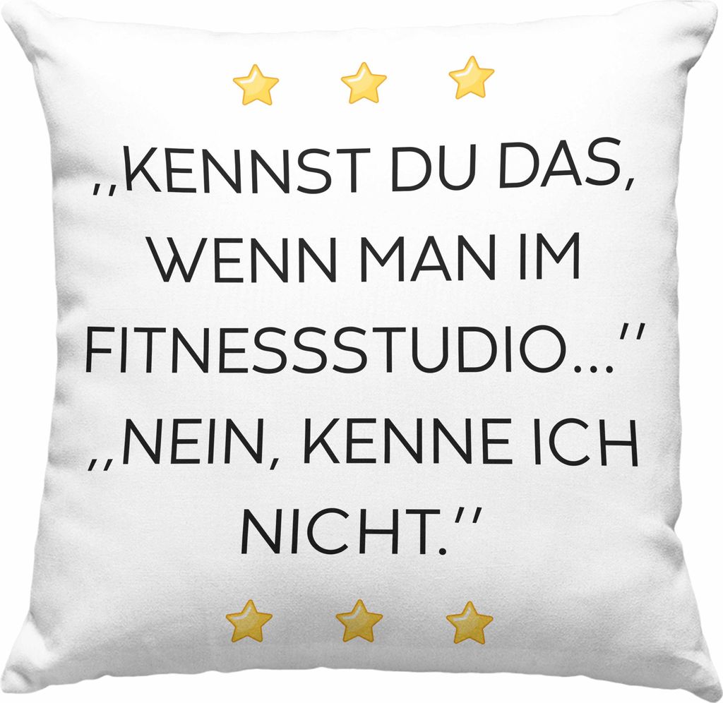 Trendation - Lustige Deko-Kissen mit Füllung 40x40 mit Spruch für Frauen Männer Arbeit Büro Lustig Deko-Kissen mit Füllung 40x40n Becher mit S...