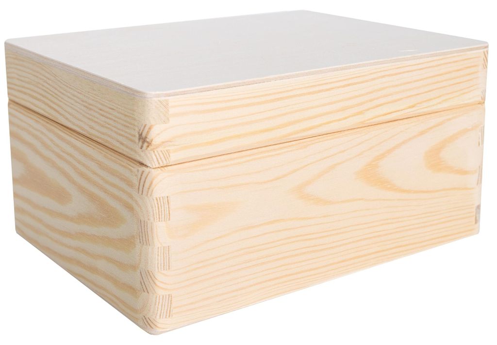 Creative dřevěná krabička Deco s víkem | 19,5 x 15 x 10 cm Obrázek produktu 