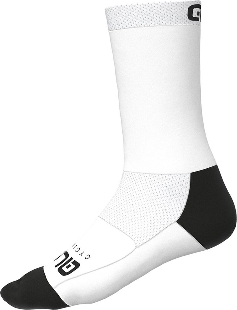 Alé Klassische Fahrradsocken - TEAM - Weiß M