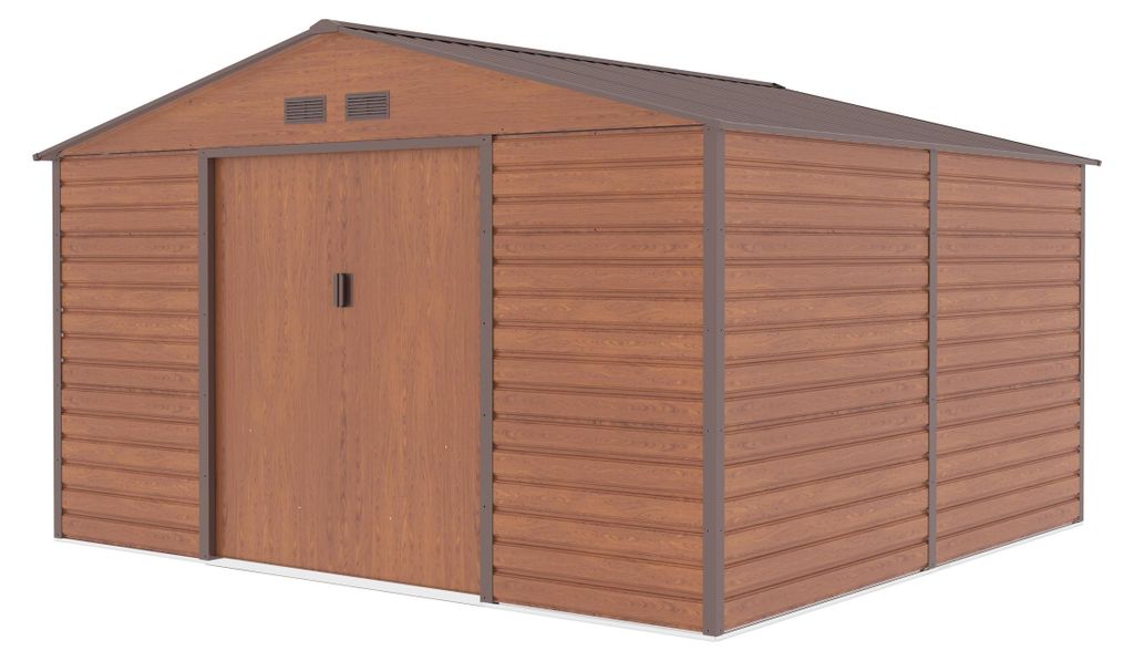 Domek ogrodowy G21 GAH 1085 - 340 x 319 cm, brązowy Zdjęcie produktu 