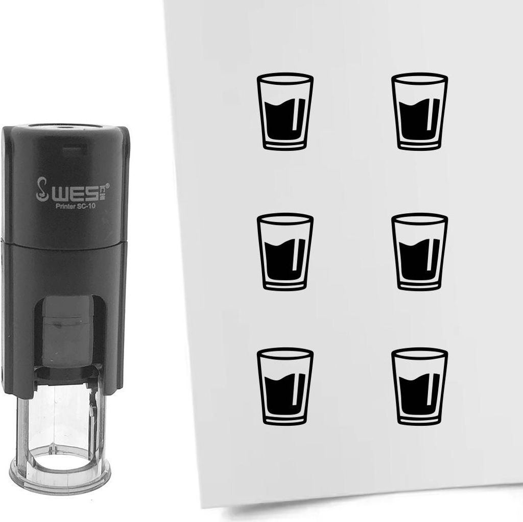 CombiCraft Selbstfärbender Stempel 'Wasserglas' in der Produktbild 
