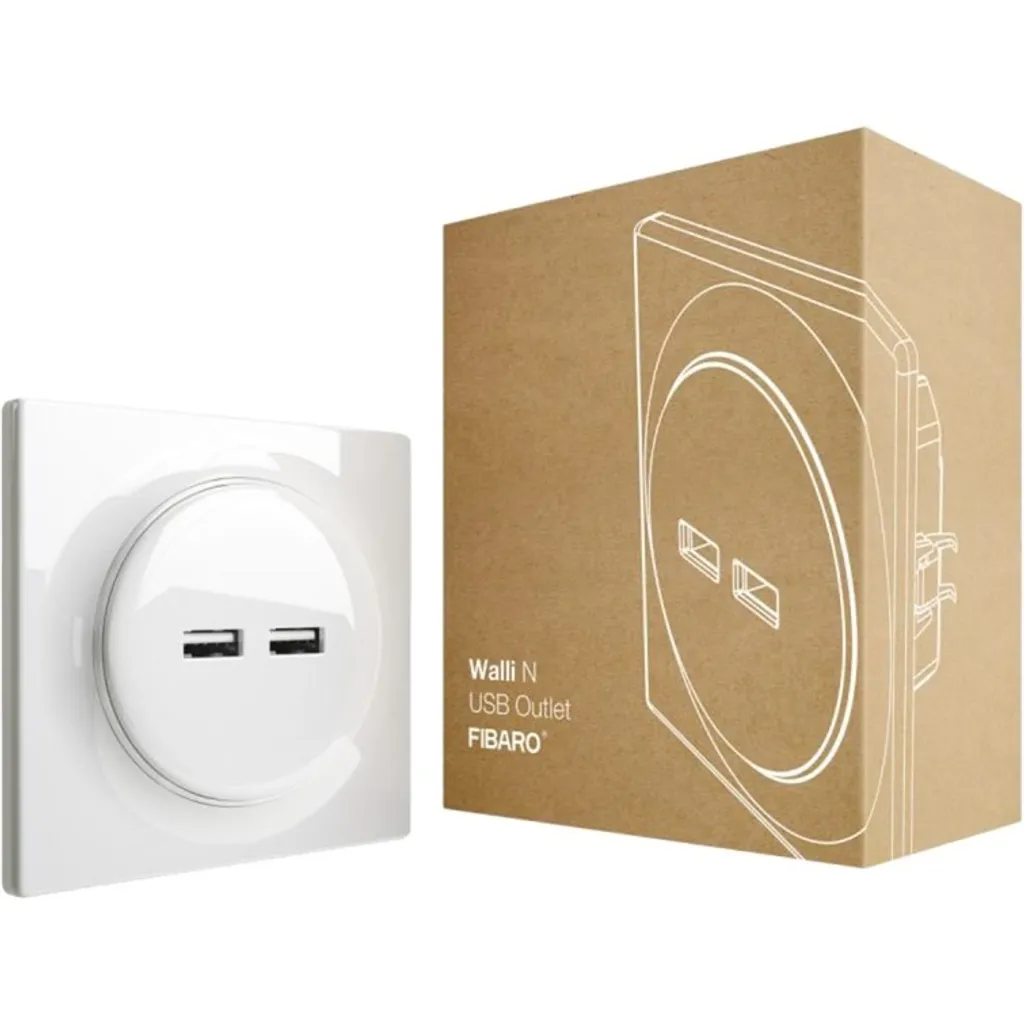 Fibaro FG-WX-AS-4001 Lot de 10 Cadres de Montage Fibaro Gira55 Blanc