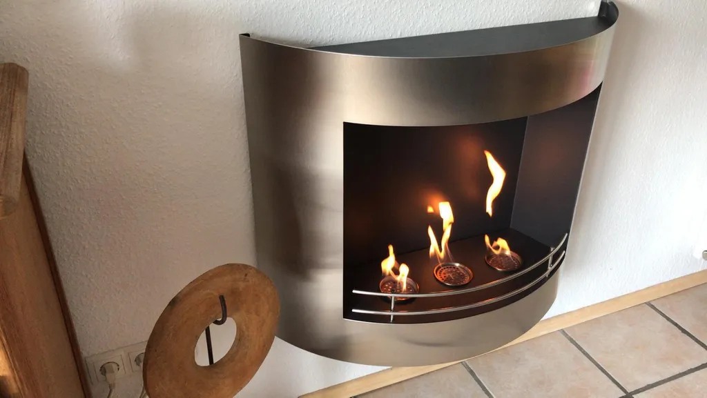 Cheminée à gel en acier inoxydable de qualité supérieure modèle Inox Pro - 8