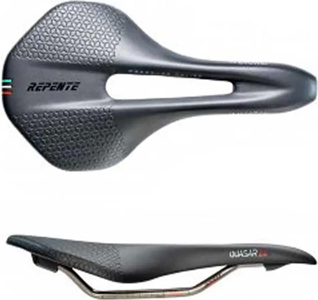 Selle Repente Quasar 2.0 Rail 304 Argent 142 mm - Légère et Robuste