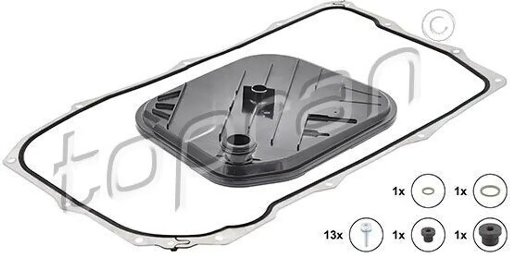 Jeu de filtres hydrauliques TOPRAN 116 161 pour boîte VW Amarok