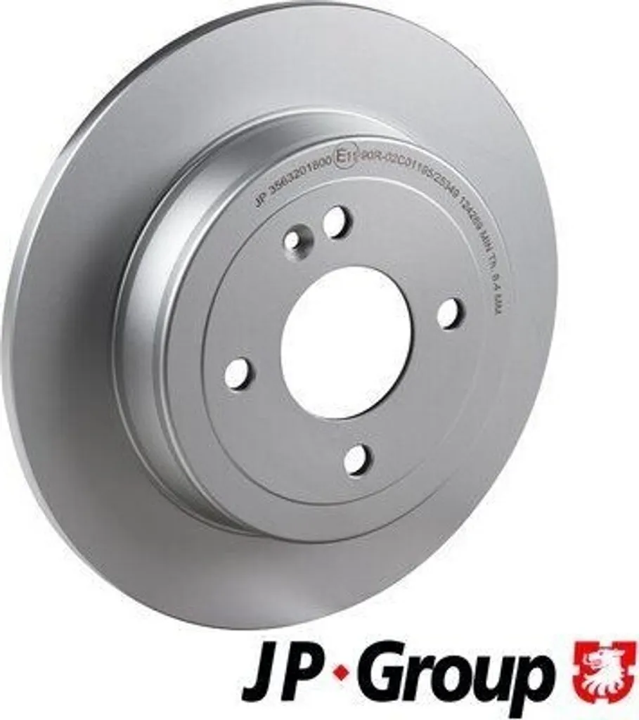 Disque de frein arrière JP GROUP haute résistance pour Kia Rio et i20