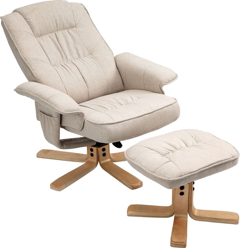 Relaxsessel CHARLY mit Hocker drehbar neigungsverstellbar Produktbild 3
