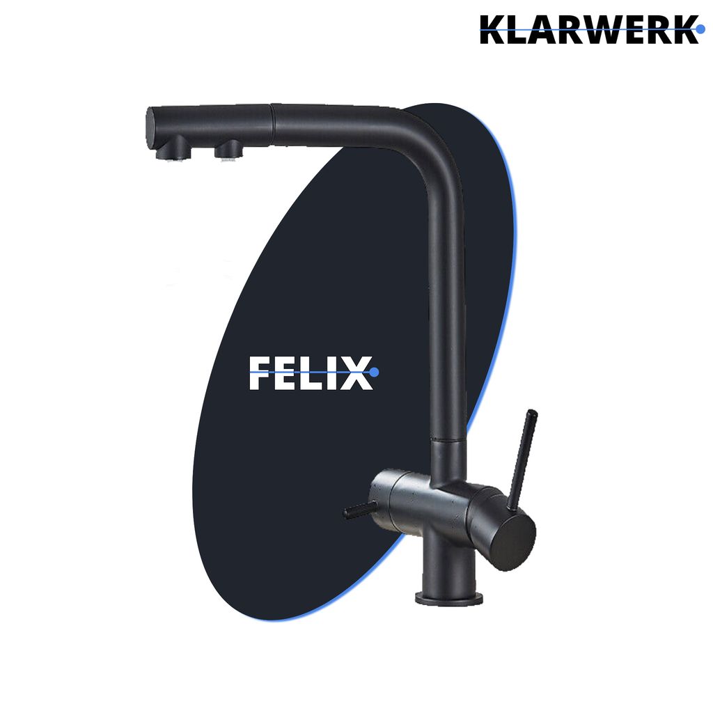 Felix | 3-drożna wyciągana bateria premium czarny mat | Zdjęcie produktu 