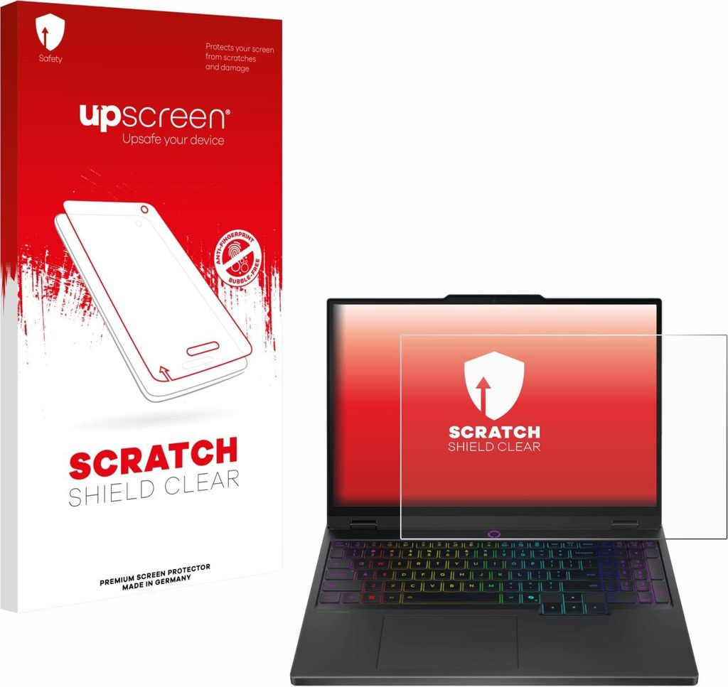upscreen Schutzfolie für Lenovo Legion 5i Gen 10 15" Produktbild 