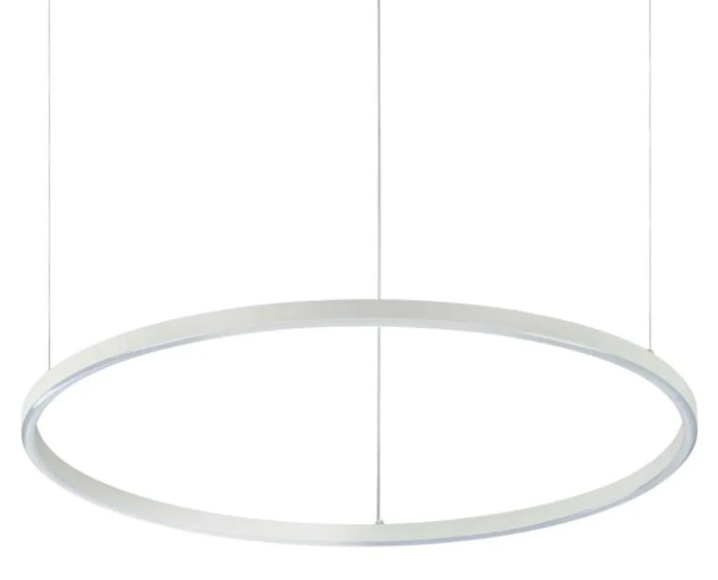 Lustre Suspension LED Moderne Oracle D70cm Blanc pour Salon et Séjour