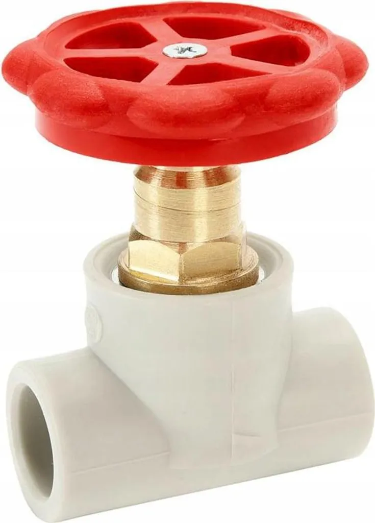 Vanne d'arrêt PPR PN25 32 mm pour tubes en polypropylène haute pression