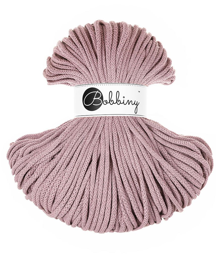 Bobbiny Premium 5 mm 100 m Mauve Schnur