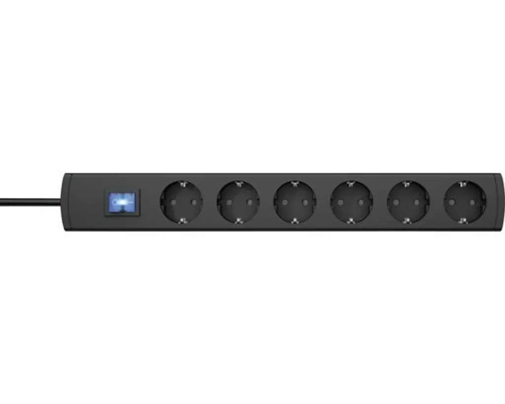 Multiprise Bureau 6 Prises Interrupteur pour Informatique et Salon