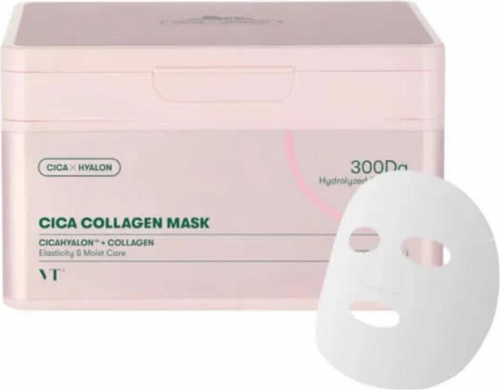 VT COSMETICS - Cica Collageen Masker, 30 stuks Productafbeelding 