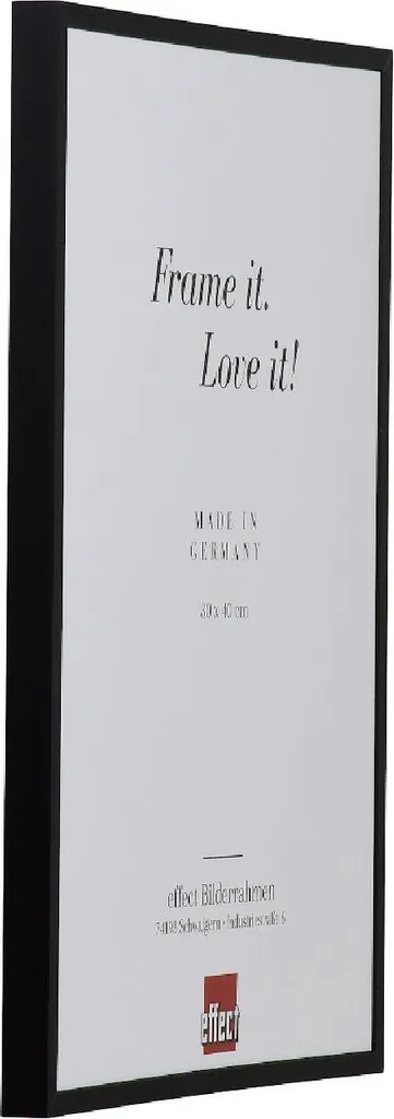 Cornice 18x32 cm Alluminio Nero Satinato | Design Serie 2 Antiriflesso - 2
