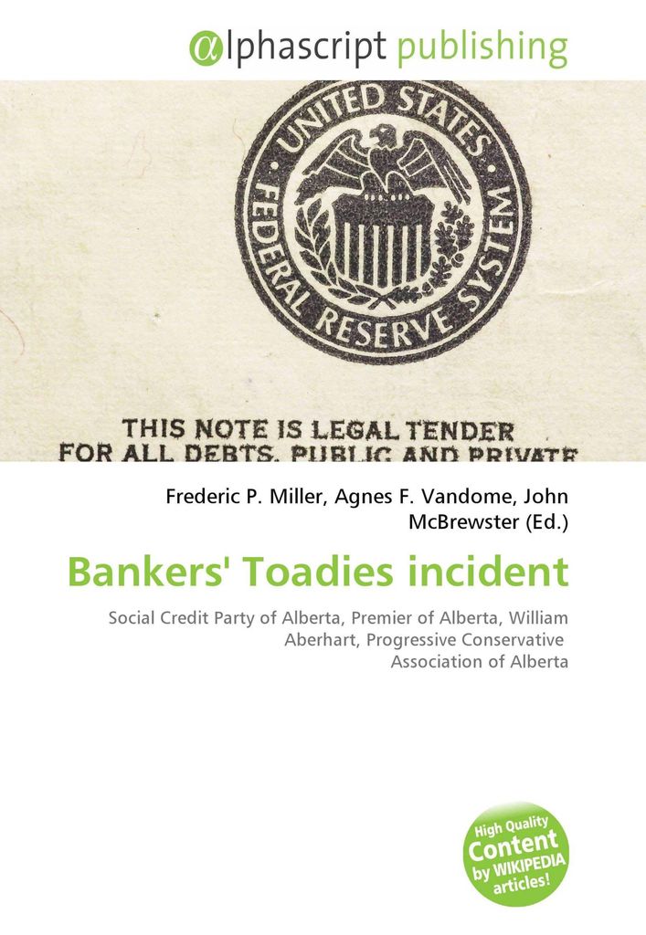 Bankers' Toadies incident