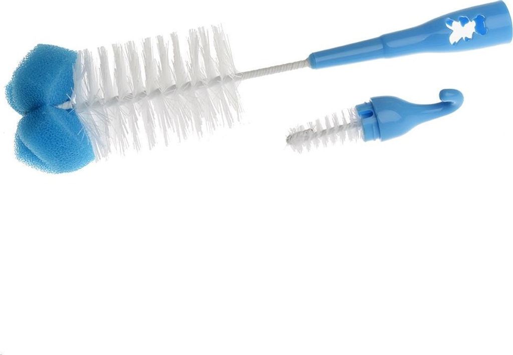 Akuku Flaschen- und Schnullerbürste mit Schwamm Produktbild 