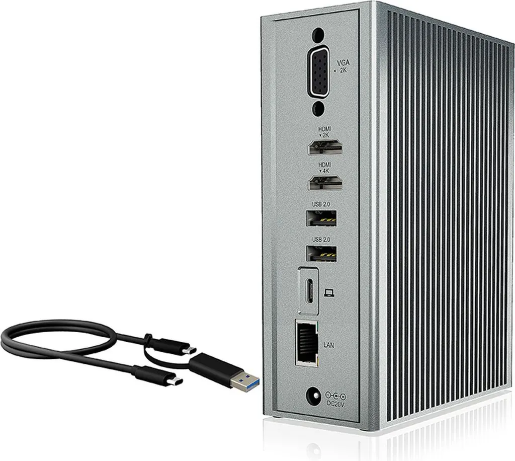 Station accueil pour ordinateur portable RaidSonic double écran 4K - 16